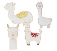 AKOOSY 4 Pièces Lot De Broches Émaillées Accessoires Décoratifs Pin's Écharpe Clip Et Adhérent Pour Vêtements Et Sacs