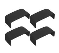 AKOOSY 4 pièces Lot de Protections de Rail Coulissant pour Siège Arrière Capuchons Anti-Coup Accessoires Compatibles Modèle Électrique Installation Facile et Design sur Mesure