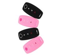 AKOOSY 4 Pièces Silicone Car Key Cover For Button Fob Scratchproof Protective Sleeve With Non-slip Grip Full Wraparound Guard For Auto Remote Keys Easy To Clean Silicone Case