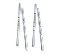 AKOOSY 4 Pièces Tiges de Support Droites pour Appuie-tête de Siège Auto Barres Métalliques Réglables pour Sièges de Voiture et Camping-Car Installation Facile et Compatible