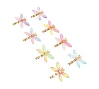 AKOOSY 40 pièces Ornements Libellule Colorés pour DIY Accessoires Résine Créatifs pour Décoration Maison Vêtements et Projets Artisanaux