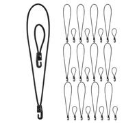 AKOOSY 40pièces Tendeurs Elastiques avec Crochets Plastique Sandows Robustess pour Valise et Accessoires Voiture Cordes Élastiques Portables pour Camping Tente Porte-vélo et Bagages