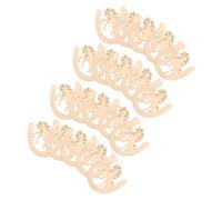 AKOOSY 48 pièces Fers à Cheval Bois Non Peints Découpes DIY Tranches Légères pour Artisanat et Décoration Créative