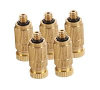 AKOOSY 5 pièces Buse Brumisation Haute Pression pour Irrigation Jardin Buse avec Joint Étanche Pulvérisation Fine pour Agriculture et Refroidissement Extérieur