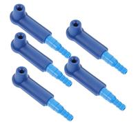 AKOOSY 5 pièces Connecteur de Purge Liquide Frein Abs pour Outil Remplacement Huile Frein Adaptateur Professionnel pour Échange et Purge Rapide