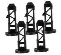 AKOOSY 5 pièces Connecteurs Plastique pour Couvercle Poubelle Axes Fixation Couvercle Extérieur Accessoires pour Boîtes à Déchets
