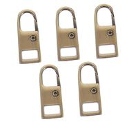 AKOOSY 5 pièces Lot de Languettes de Remplacement Métal Robustes pour Fermeture Éclair Accessoires Pratiques pour Réparation de Vestes Sacs et Bagages Durables et Résistantes