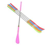 AKOOSY 5 pièces Pied-à-coller en métal format avec poignée colorée pratique pour maison voyage aide au chaussage sans pencher inox et réutilisable