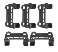 AKOOSY 5 Pièces Support de Fixation de Pompe Vélo en Nylon Noir | Clip de Maintien pour Gonfleur, Montage Trépied, Léger, Plupart des Vélos