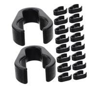 AKOOSY 50 pièces Lot de Clips Plastiques pour Câble Micro Pinces Légères et Portables sans Outil Accessoires Polyvalents pour Rangement et Fixation de Câbles Microphone