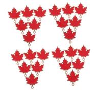 AKOOSY 50 Pièces Maple Leaf Alloy Pendants For Jewelry Making Autumn Leaf Charms For Keychains And DIY Crafts