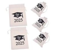 AKOOSY 5pièces à Bonbons De Remise De Diplôme Classe De Toile avec Cordon pour Fêtes De Graduation pour Écoles Maternelles