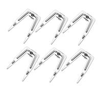 AKOOSY 6 Ensembles Fourchettes à Rôtir Acier Inoxydable pour Poulet Rôti Accessoires de Cuisine pour Friteuse et Four