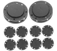 AKOOSY 6 Paires Boutons Manteau Magnétiques Boutons Invisibles à Pression Aimantés pour Couture DIY Diamètre Noirs Adaptés et Manteaux