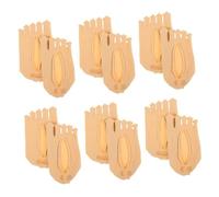 AKOOSY 6 paires Chaussettes Invisibles Ultra Basses à Séparation des Orteils avec Points Antidérapants Liner Fin Respirant pour Femmes Chaussettes de Danse et Running