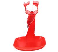 AKOOSY 6 pièces Abreuvoir Automatique pour Volailles avec Bec Inoxydable pour Poulets Canards Pigeons Kit Abreuvoir Suspendu pour Hydratation Uniforme