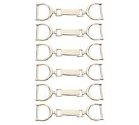 AKOOSY 6 Pièces Chain Buckle Set Alloy Metal Connectors For Handbags Waistbands Skirts And Shoes Secure Decorative And Easy DIY Fastening Accessories