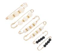 AKOOSY 6 Pièces Épingles De Sûreté Ornement Raffiné Lot De Clip Fixe Pour Robe Et Pantalon Broches Décoratives Pour Vêtements Femmes