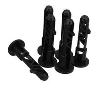 AKOOSY 6 pièces Kit de Goupilles Charnière Nylon pour Couvercle Poubelle à roulettes Accessoires de Verrouillage Robuste pour Fixation Couvercle Poubelle Extérieure et Domestique
