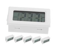 AKOOSY 6 Pièces Thermomètre Numérique Compact avec Capteur Haute Précision Mesure Précise pour et Voiture Design Encastré Gain de Place