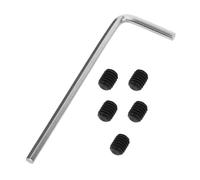 AKOOSY 6 Pièces Vis de Serrage pour Cordes de Guitare Électrique Vis Hexagonales Métal Fixation Rapide pour Plaque de Manche et Chevalet Compatible avec Divers Modèles de Guitares