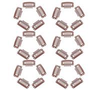 AKOOSY 60 Pièces Pince à Chapeau pour Béret et Perruques Courtes 9 Dents | Acier au Manganèse, Mini Peigne Fin Discret, Usage Polyvalent pour Spectacles et Séances Photo