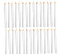 AKOOSY 60 Pièces Stylo à Ongles à Pointe de Cire en Bois Blanc pour | Pointe Adhésive Remplaçable, Prise en Main Humanisée, Placement Précis