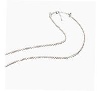 AKOOSY 8 pièces Chaînes Extension Acier Inoxydable Kit Réglable pour Bijoux DIY Accessoires Bracelets Colliers Rallonges Chainette Fine