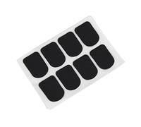 AKOOSY 8 pièces Coussins Embouchure Saxophone Soprano et Clarinette Silicone Noir Protège Dents Vibrations