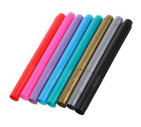 AKOOSY 8 Pièces Marqueurs Métalliques pour Verres Couleurs Feutres Effaçables à Marqueurs Graffiti et Réutilisables pour Verres Scrapbooking et Calligraphie