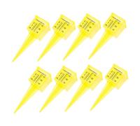 AKOOSY 8 Pièces Pluviomètre Jardin Transparent Résistant Aux Intempéries pour Mesure Eau Pluie Jardin Pelouse Irrigation Facile à Installer