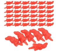 AKOOSY 80 Pièces Carrot Noses for Snowmen DIY Crafts Plastic Mini Nose Parts for Holiday Decorations and Doll Snowman Accessories