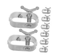 AKOOSY 8pièces Treuil Manuel Tire-Fil Mini-treuil Robuste Tendeur De Câble pour Couverture De Piscine Outil De Fixation De Corde