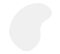 AKOOSY Accessoire de Paysage Lac Miroir en Acrylique Argenté Léger Effet de Reflet Réaliste pour Décoration D'étang Gelé de Village de Noël sur Bureau