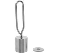 AKOOSY Accessoire Rôtisserie Contrepoids Acier Inoxydable Équilibrage Stable pour Broche BBQ Poids Limiteur Skewer Adapté Camping et Grillades Extérieur