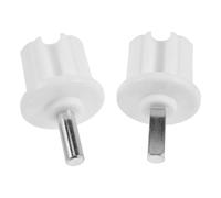 AKOOSY Adaptateur D'axe Carré-Rond 60 Mm pour Store Extérieur, Connecteur Central Robuste en Métal Blanc, Accessoires de Canopée pour Parasol de Terrasse, Pièces de Rechange pour