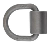 AKOOSY Anneau Forgé à Souder 1/2'' en Métal Robuste pour Remorque Accessoires D’Arrimage Camion Ancrage D’Attache Benne Bateau pour Fixation Chargement Sécurisée