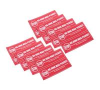 AKOOSY Autocollants D’avertissement « Pas de Publicité » pour Boîte aux Lettres, Lot de 8, Autocollants Adhésifs Résistants, Étanches et Faciles à Poser, Panneau Anti-pub pour