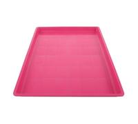 AKOOSY Bac de Cage pour Chien en Plastique, Bord Relevé, 1 Pièce | Surface Lisse, Lignes Sobres, pour Petit Animal, Usage Maison, Aide à Garder L’espace Propre