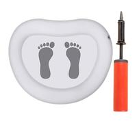 AKOOSY Bac de Lavage des Pieds Gonflable en Pvc Blanc Fonction Massage et Tapis pour Piscine et Spa, pour Soins de Balnéothérapie Couleur Aléatoire
