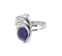 AKOOSY Bague Femme Ajustable Forme Anneau Ouvert Thermochromique Changeant de Couleur Accessoire Mode pour Émotions et Style Élégant