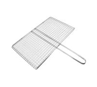 AKOOSY Barbecue Maille Panier à Poisson avec Poignée pour Cuisiner Poissons Légumes Et Crevettes à Extérieur Et Facile à Manipuler