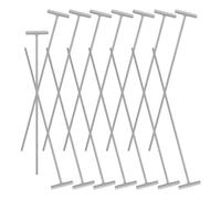 AKOOSY Barres de Porte Oiseau en Fer Blanc 25 pièces 25 cm pour Cage Attrape Pigeon Usage intérieur extérieur avec résistance à la Casse pour Oiseaux