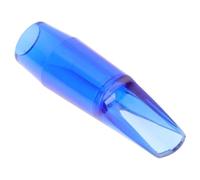 AKOOSY Bec de Saxophone Alto Bleu en ABS, Accessoire de Remplacement Multifonction pour Améliorer le Timbre, pour Saxophonistes