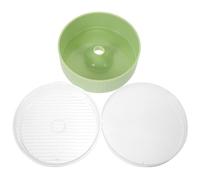 AKOOSY Boîte à Herbe à Chat Hydroponique sans Terre Bac de Plantation en Plastique Vert Jardinière Pratique pour Chat Domestique Culture Facile et Nutritive pour Friandises Naturelles