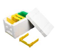 AKOOSY Boîte D'accouplement pour Abeilles en Plastique Écume, Accessoire D'apiculteur pour Élevage et Pollinisation en Jardin, Environnement Confortable pour Abeilles