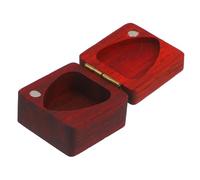 AKOOSY Boîte de Rangement Médiators Bois pour Guitare Étui de Transport Pratique Organiseur Sécurisé et Cadeau pour Guitaristes