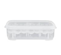 AKOOSY Boîte D'incubation pour Reptiles Compacte et Facile à Gérer à 14 Compartiments en Plastique Blanc pour Œufs de Lézards et Serpents