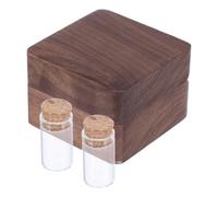 AKOOSY Boîte Mémoriale Bois pour Poils Animal Coffret Souvenir Petit pour Chien ou Chat avec Couvercle Rangement pour Souvenirs de Perte Animal