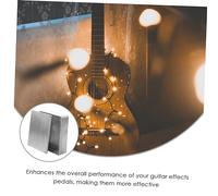 AKOOSY Boîtier Aluminium Robuste pour Pédale Effet Guitare Design Moderne et Pression Durable Compatible avec Divers Effets Facile à Installer Accessoire Musique Pratique
